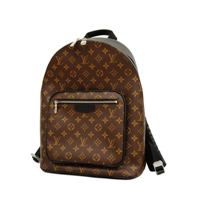 Pre-owned Louis Vuitton Josh Canvas Backpack Bag () In Brown