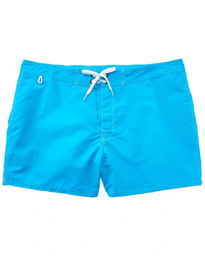 Sundek Fix Waist Swim Trunk In Blue