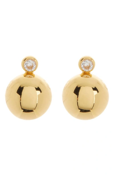 Kate Spade Have A Ball Stud Earrings In Gold