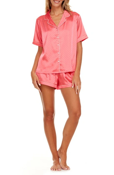 Flora By Flora Nikrooz Jamie Short Pajamas In Coral