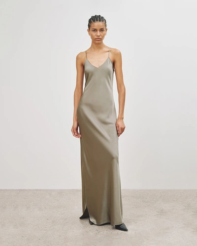 Nili Lotan Cami Gown In Roosevelt Tan