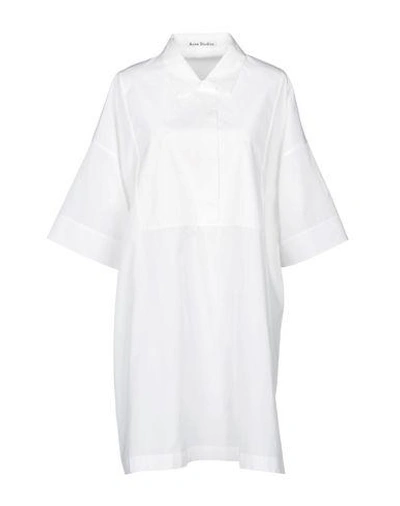 Acne Studios 短款连衣裙 In White