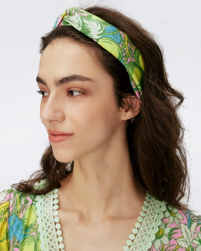 Diane Von Furstenberg Keisha Headband By  In Size One In Green