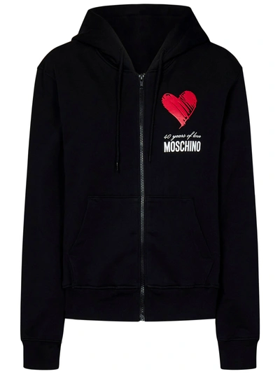 Moschino Felpa  In Nero