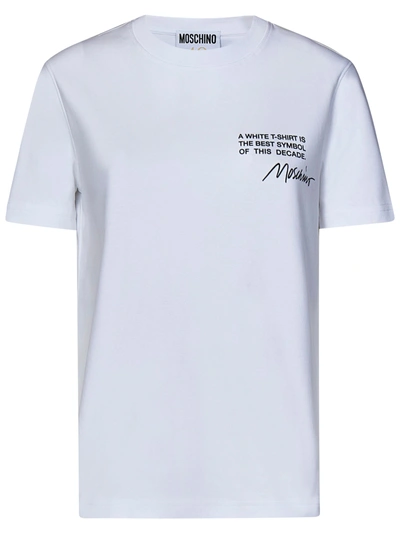Moschino T-shirt  In Bianco
