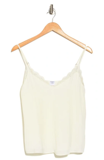 Melrose And Market Lace Cami In Ivory Egret