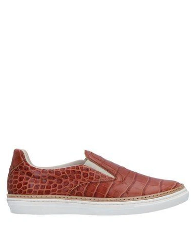 Maison Margiela Sneakers In Brown