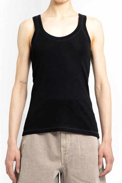 Lemaire Tank Tops In Black