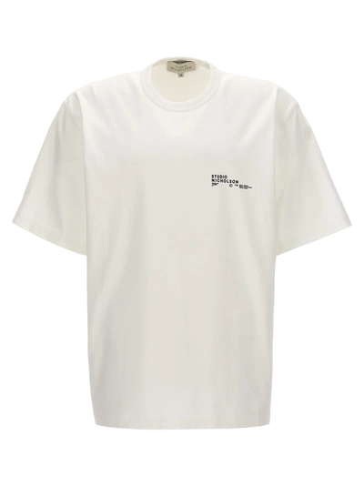 Studio Nicholson Logo T-shirt In White