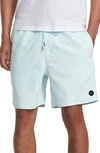 Rvca Escape Solid Shorts In Light Blue