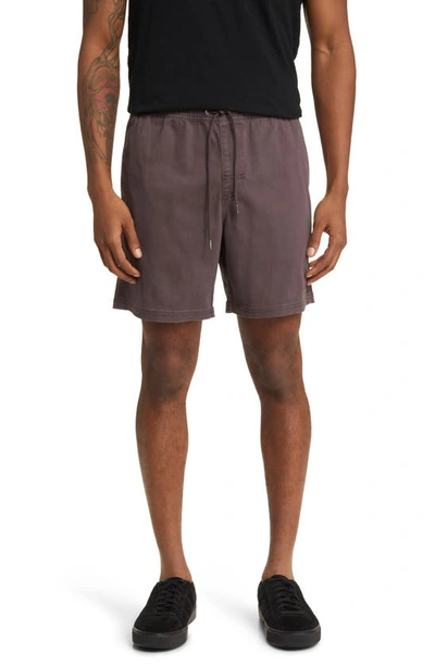 Rvca Escape Solid Shorts In New Plum