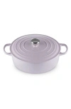 Le Creuset 6.75-qt. Signature Enameled Cast Iron Oval Dutch Oven In Shallot