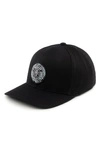Travis Mathew The Patch Floral Baseball Cap In Black