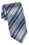 Nordstrom Stripe Silk Tie In Blue