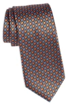 Nordstrom Neat Silk Tie In Orange