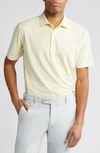 Peter Millar Drum Stripe Performance Jersey Polo In Daylight