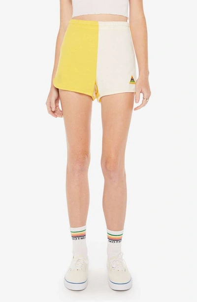 Mother The Run Into Trouble Shorts In Yellow