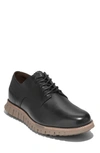 Cole Haan Zerogrand Remastered Plain Toe Derby In Black/ Ch Irish Coffee