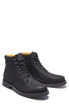Timberland Redwood Falls Waterproof Moc Toe Boot In Jet Black