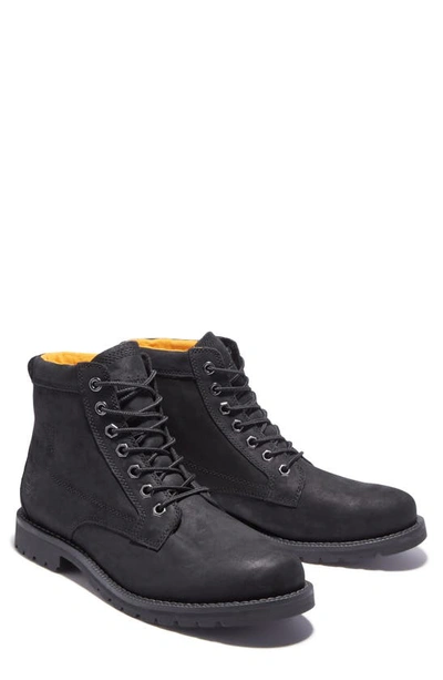 Timberland Redwood Falls Waterproof Moc Toe Boot In Black