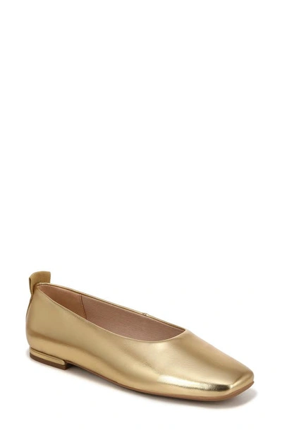 Franco Sarto Ariel Ballet Flat In Gold