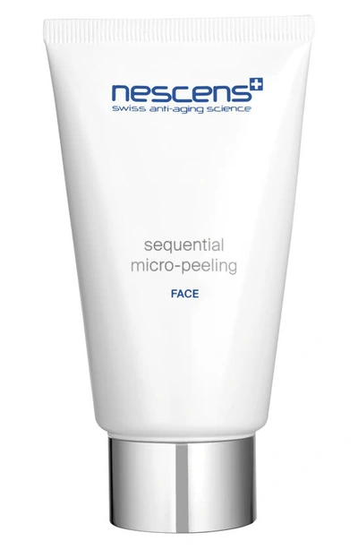 Nescens Sequential Micro-peeling Face Exfoliant, 2 oz In White