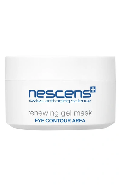 Nescens Renew Gel Eye Contour Mask, 1 oz In White