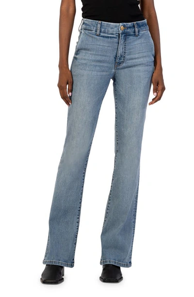 Kut From The Kloth Ana High Waist Flare Jeans In Moment