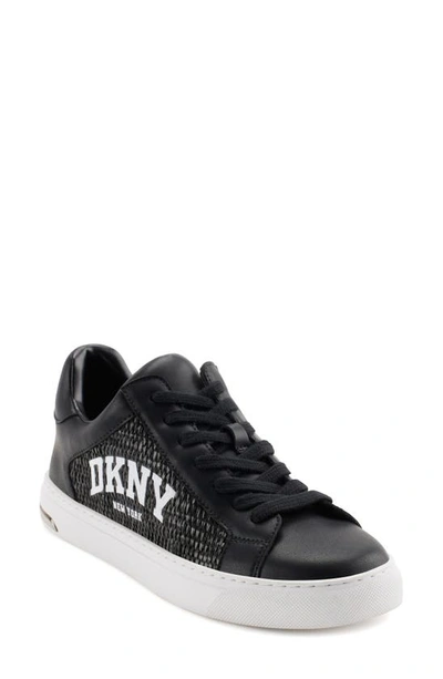 Dkny Logo Sneaker In Black
