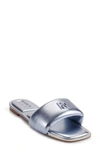 Dkny Slide Sandal In Celeste