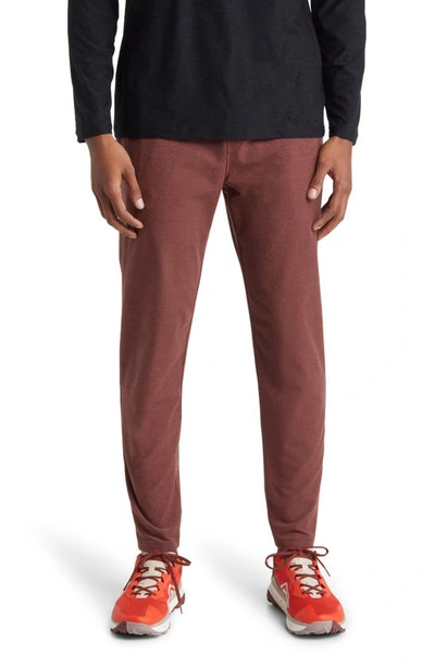 Beyond Yoga Take It Easy Athletic Pants In Maple Heather