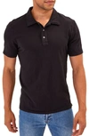 Threads 4 Thought Slub Jersey Polo In Black