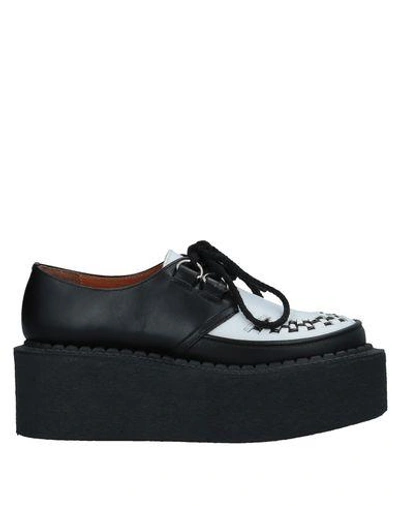 Junya Watanabe Laced Shoes In Black