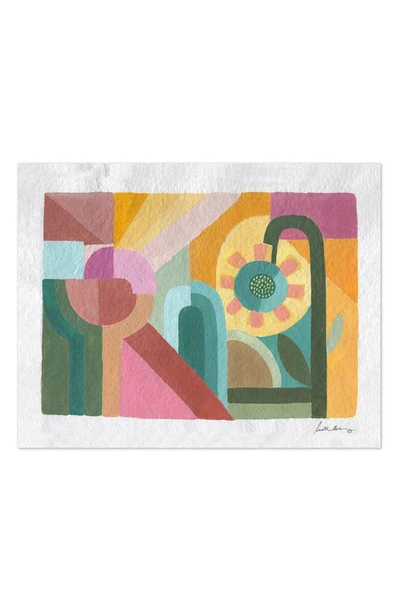 Justina Blakeney Picnic Art Print In White Multi