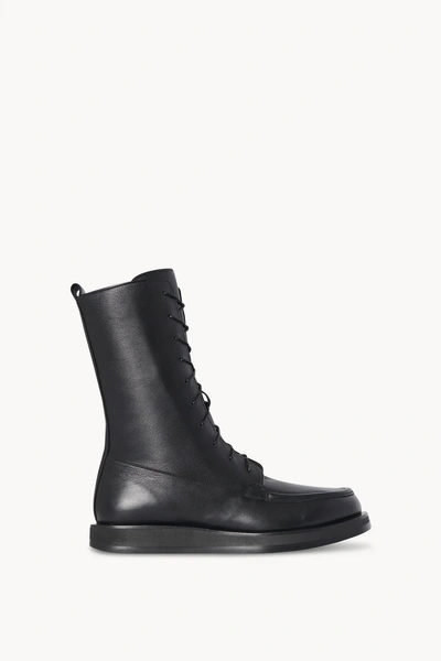 The Row Women Patty Boot In Black Blk