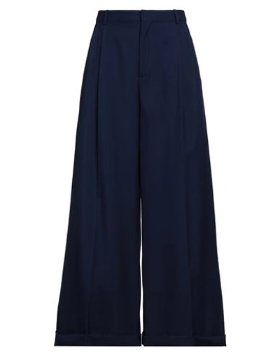 Marni Woman Pants Navy Blue Size 8 Virgin Wool