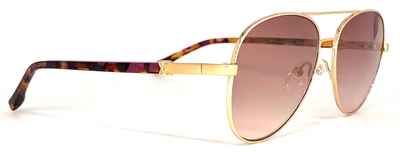 Bruno Magli Costa Sunglass In Silver In Multi