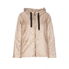 Max Mara The Cube Daria Zip-up Drawstring Jacket In Beige