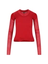 Rick Owens Top In Red