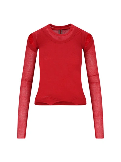Rick Owens Top In Red