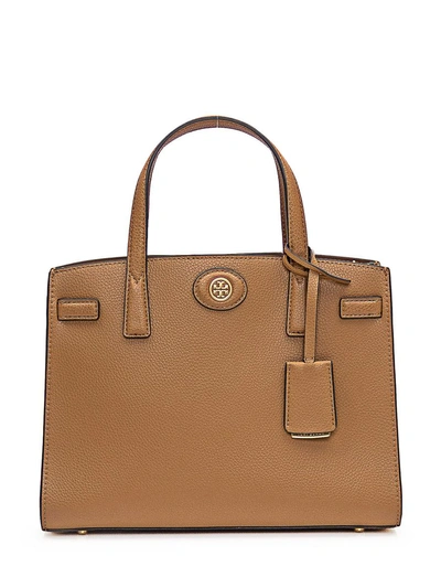Tory Burch Robinson Small Bag In Brown