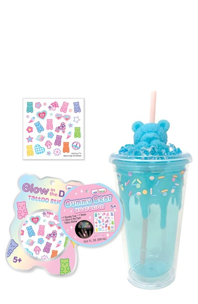 Hot Focus Kids' Gummy Bear Hydration Tumbler & Sticker Set In Blue
