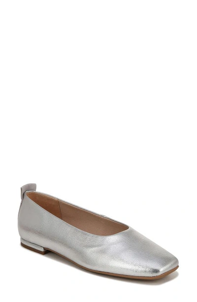 Franco Sarto Ariel Ballet Flat In Silver