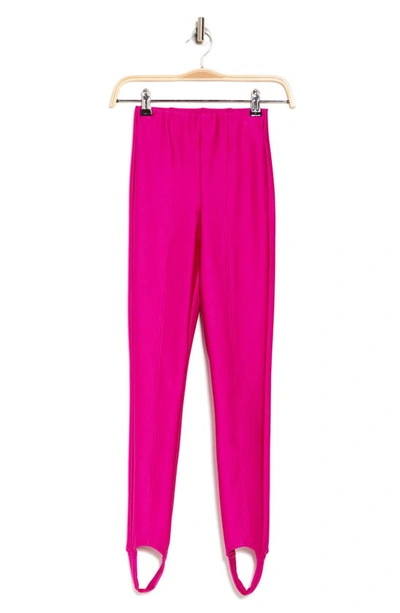 Good American Shine Compression Stirrup Pants In Fuschia Pink001