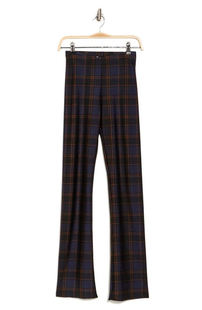 Good American Disco High Waist Leggings In Blue Rinse Large Plaid