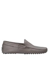 Tod's Loafers In Light Grey
