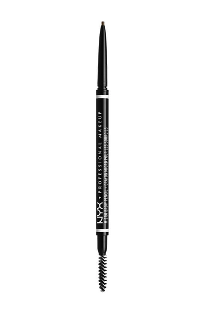 Nyx Micro Brow Pencil Vegan Eyebrow Pencil In Ash Brown