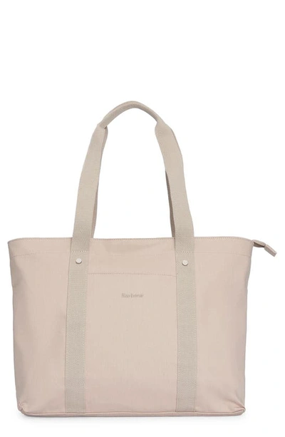 Barbour Olivia Cotton Tote Bag In Light Sand