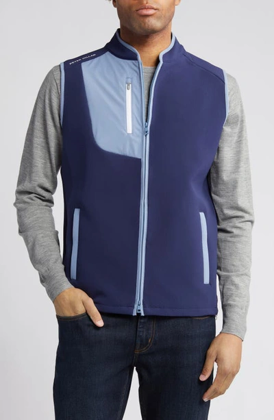 Peter Millar Squallblock Water Resistant Vest In Navy