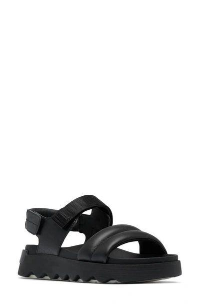 Sorel Viibe Slingback Sandal In Black